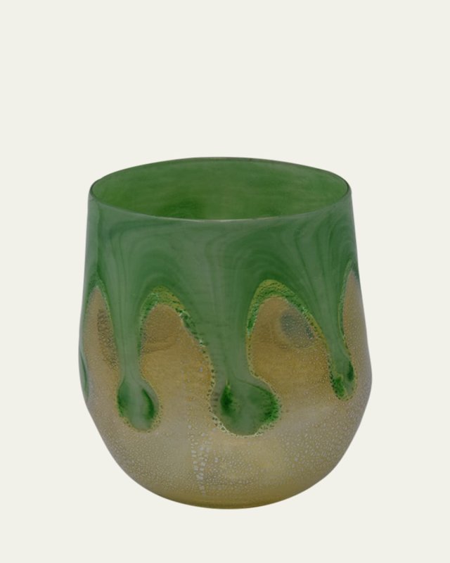 Goccia Emerald Green Drinking Glass, 10 oz.